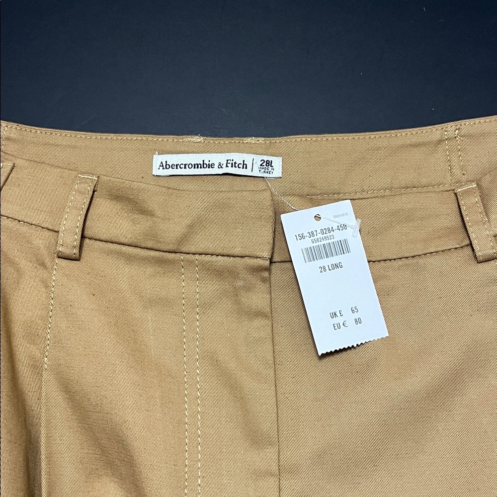 Abercrombie & Fitch Women's Relaxed Brown Pant - Size 28 Long - NWT - Picture 7 of 16